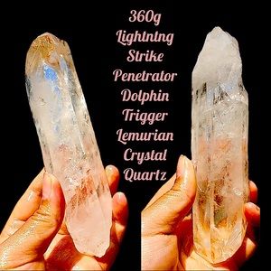 RARE Lemurian Seed Crystal 360 gram Specimen